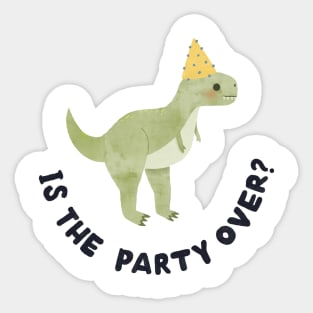 Party Dinasour Sticker